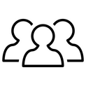 Icono de PASO 4: Sesiones de trabajo. Trabajamos en conjunto para entender, ordenar y diseñar la solución.